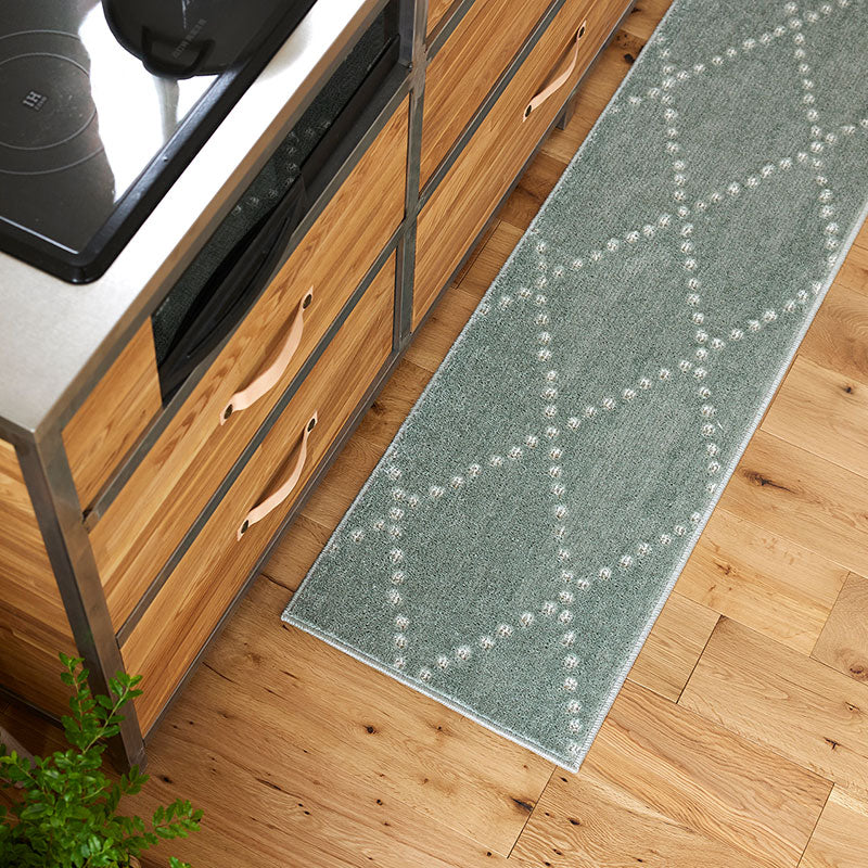 洗えるシンプルなデザインのキッチンマット Ponto - ポント 長さ:180~240cm