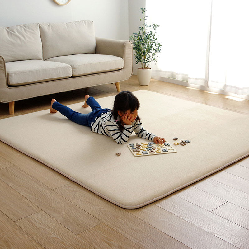 ふかふか極厚ボリュームラグ パイル地でサラッとした肌触り 階下への防音対策にも