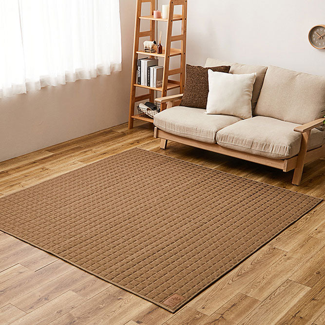 洗えるキルトラグ やわらか綿混のスウェット生地 ホットカーペットカバー