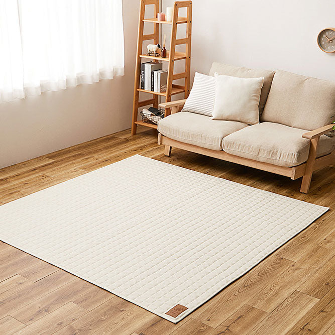 洗えるキルトラグ やわらか綿混のスウェット生地 ホットカーペットカバー