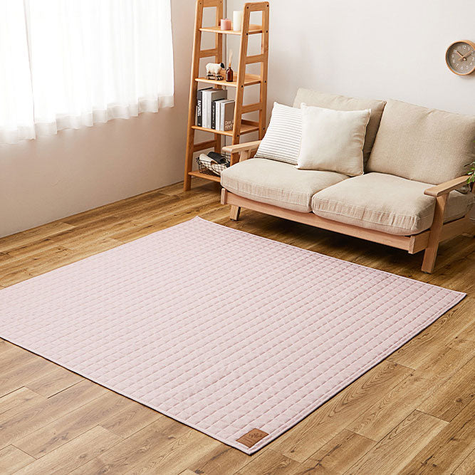 洗えるキルトラグ やわらか綿混のスウェット生地 ホットカーペットカバー