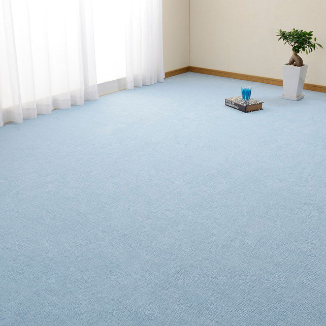 ペットも安心の抗菌カーペット 大きめサイズでお部屋に敷き詰め 江戸間2~10畳