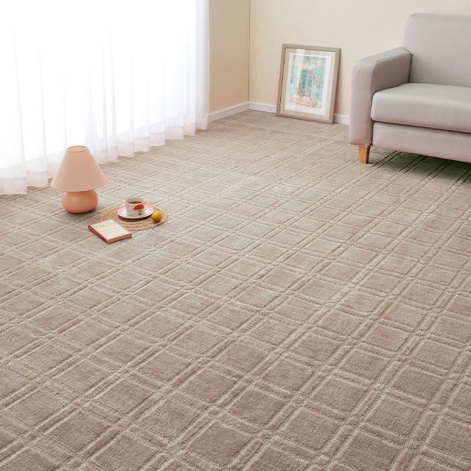 フリーカットできるカーペット 敷き詰めても中敷でもつかえる抗菌機能付き 江戸間2~10畳