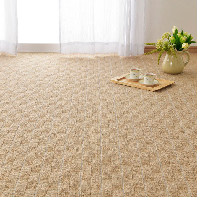 立体的な織りデザイン抗菌機能付きカーペット 江戸間2~8畳