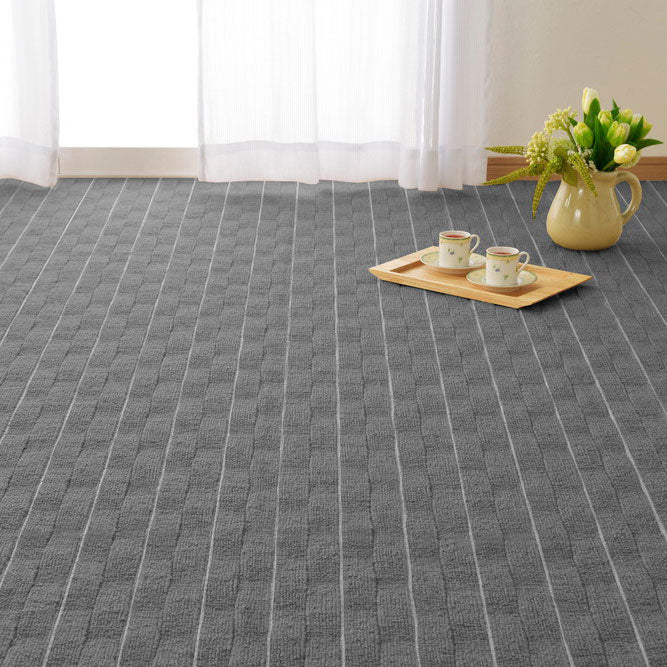 立体的な織りデザイン抗菌機能付きカーペット 江戸間2~8畳