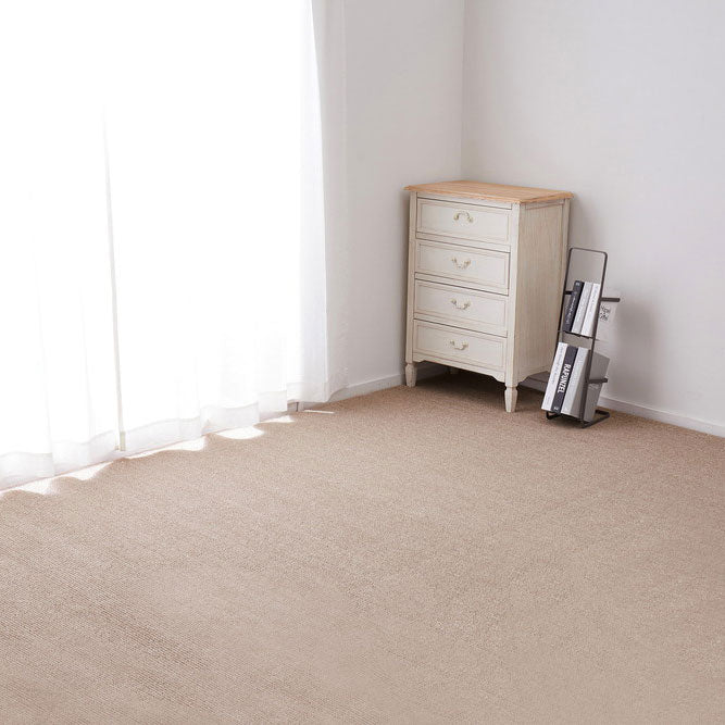 防音・防ダニ・抗菌機能付きのカーペット 淡いナチュラルカラー 江戸間3~10畳