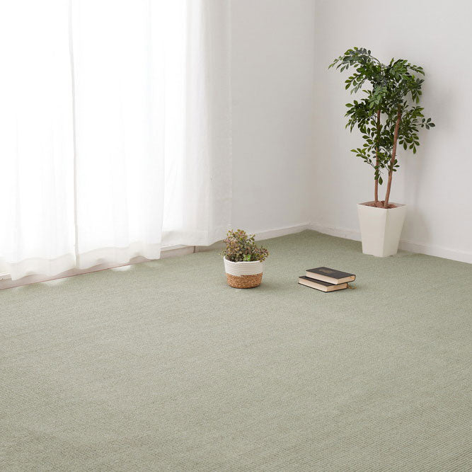 防音・防ダニ・抗菌機能付きのカーペット 淡いナチュラルカラー 江戸間3~10畳