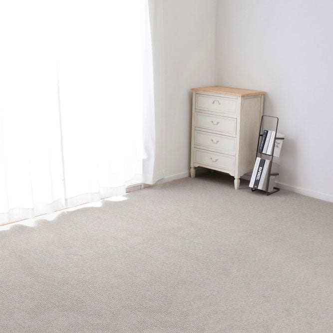 防音・防ダニ・抗菌機能付きのカーペット 淡いナチュラルカラー 江戸間3~10畳