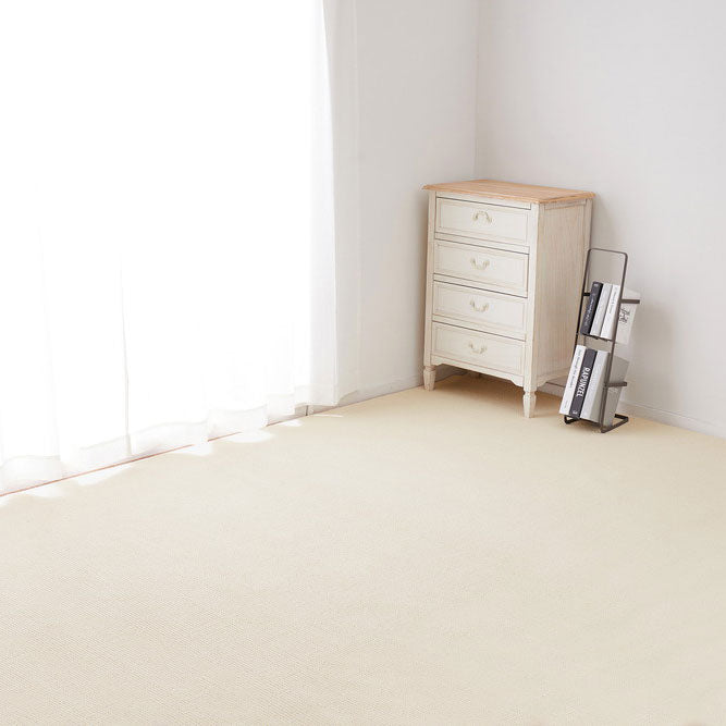 防音・防ダニ・抗菌機能付きのカーペット 淡いナチュラルカラー 江戸間3~10畳