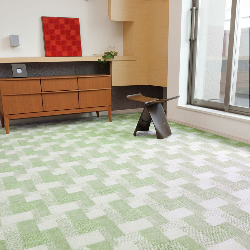 レトロなデザインのカーペット 大きめサイズでお部屋に敷き詰め 江戸間3~10畳