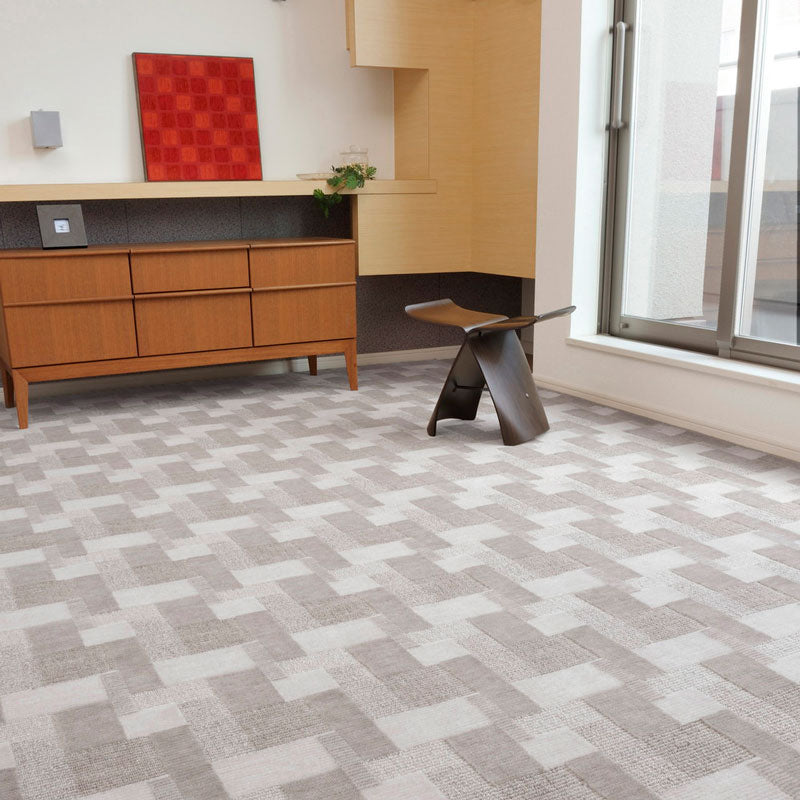 レトロなデザインのカーペット 大きめサイズでお部屋に敷き詰め 江戸間3~10畳