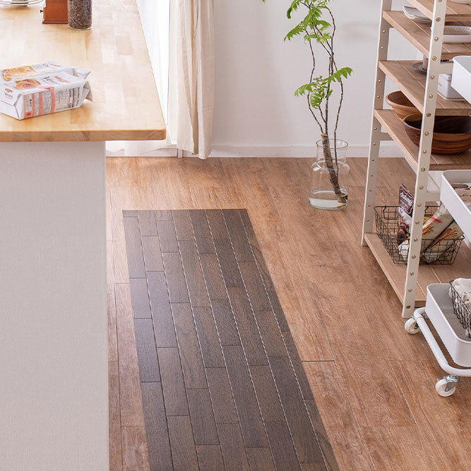 クッションフロアキッチンマット 抗ウィルス・抗菌・防カビ機能付きの水拭きできる 幅45cm 長さ120cm~270cm