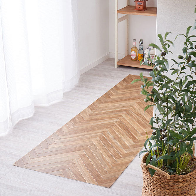 クッションフロアキッチンマット 抗ウィルス・抗菌・防カビ機能付きの水拭きできる幅60cm 長さ120cm~270cm