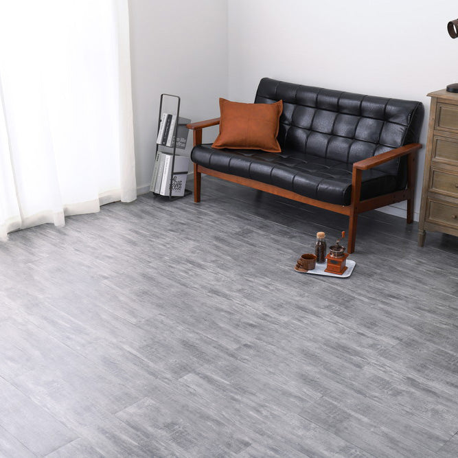 貼ってはがせるフロアタイル フィルムをはがして並べて貼るだけ 木目調 72枚組(6畳分)