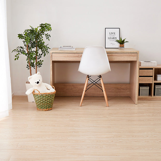 貼ってはがせるフロアタイル フィルムをはがして並べて貼るだけ 木目調 12枚組(1畳分)