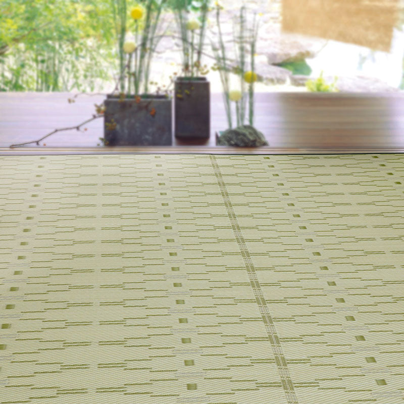 洗える素材を使用したい草風カーペット 柳 江戸間サイズ