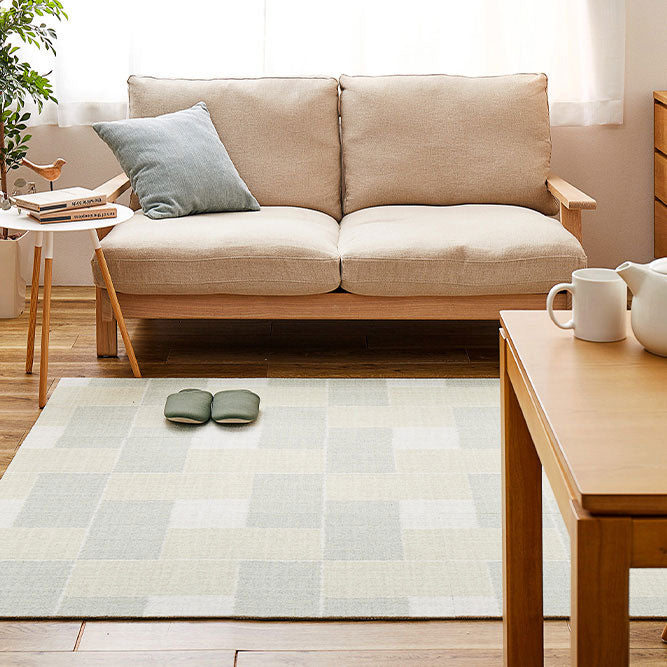 組み合わせ自由自在!パズル感覚でアレンジできるデザインタイルカーペット 約50×50cm