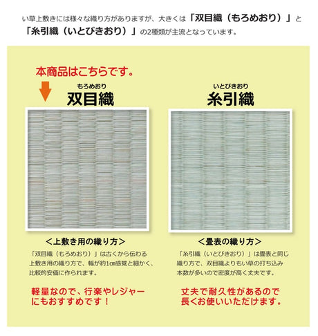 い草上敷き ほほえみ 三六間サイズ
