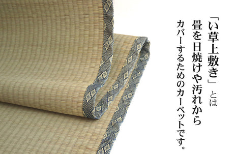 い草上敷き 湯沢 団地間サイズ