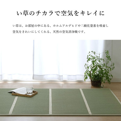 軽量でコンパクトに収納できる、い草のマットレス畳