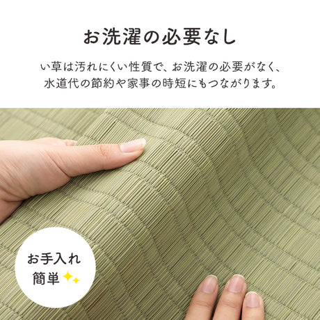 熊本県八代産の国産い草を使用したい草シーツ(寝ござ) 詩織 敷きパッド