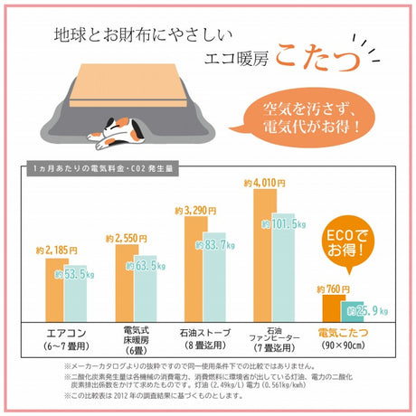 ギャッベ柄をモチーフにしたこたつ掛け布団 ラディ