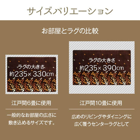 なめらかな肌触りのフランネルを使用した超大判ラグ