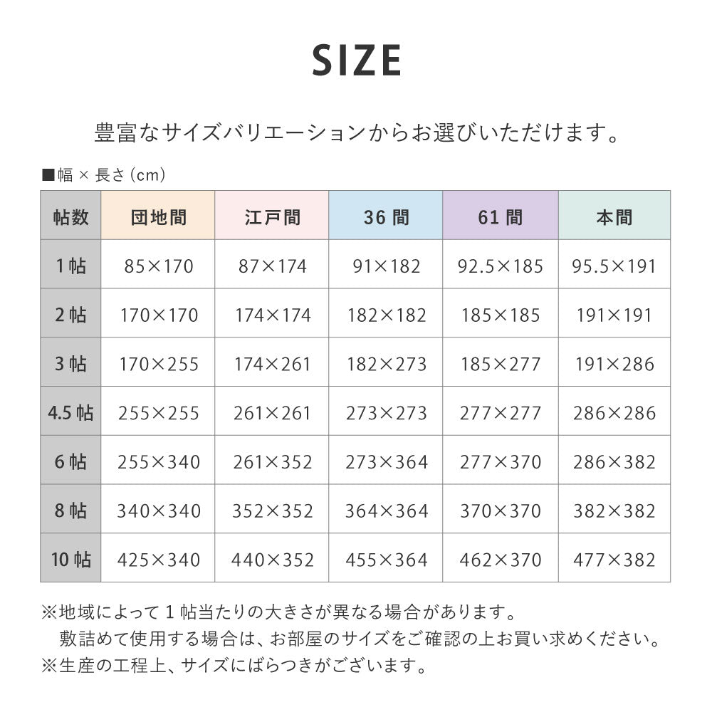 い草のような自然な風合いで丈夫で長持ち洗えるい草風カーペット 江戸間サイズ