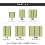 フリーカットできる い草上敷き みすず 団地間サイズ