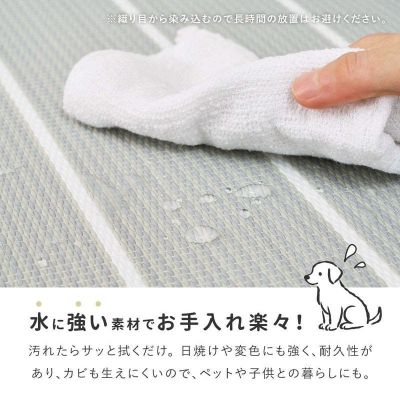 パステル調のい草風 置き畳 コトリナ 約82×82×2.5cm