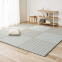 パステル調のい草風 置き畳 コトリナ 約82×82×2.5cm