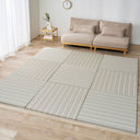 パステル調のい草風 置き畳 コトリナ 約82×82×2.5cm