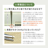 美しいグラデーションデザインのい草ラグ（裏貼り）　彩風 いろかぜ