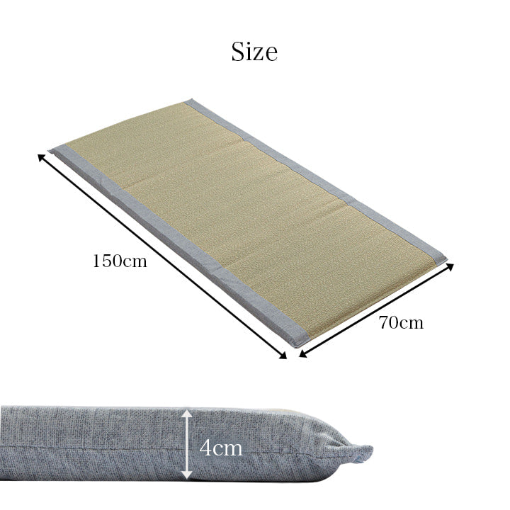 お昼寝に使えるい草マット 寝っころがたり、折り畳んで座ったり（ギフトラッピング対応）