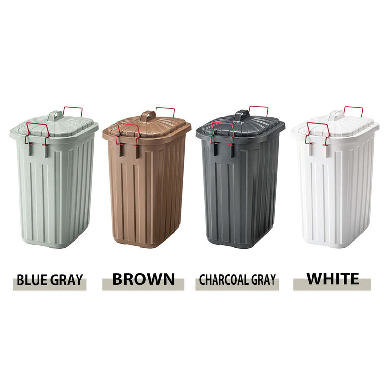 耐衝撃の丈夫でタフなゴミ箱タフカン60L 屋外使用可能