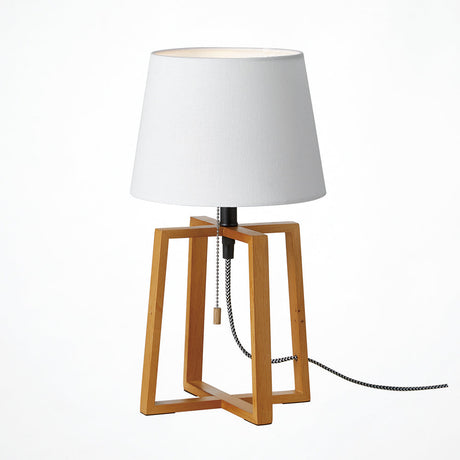 ファブリックとウッドの素材感を引き出した温かみあるテーブルランプ Espresso-table lamp - エスプレッソテーブルランプ