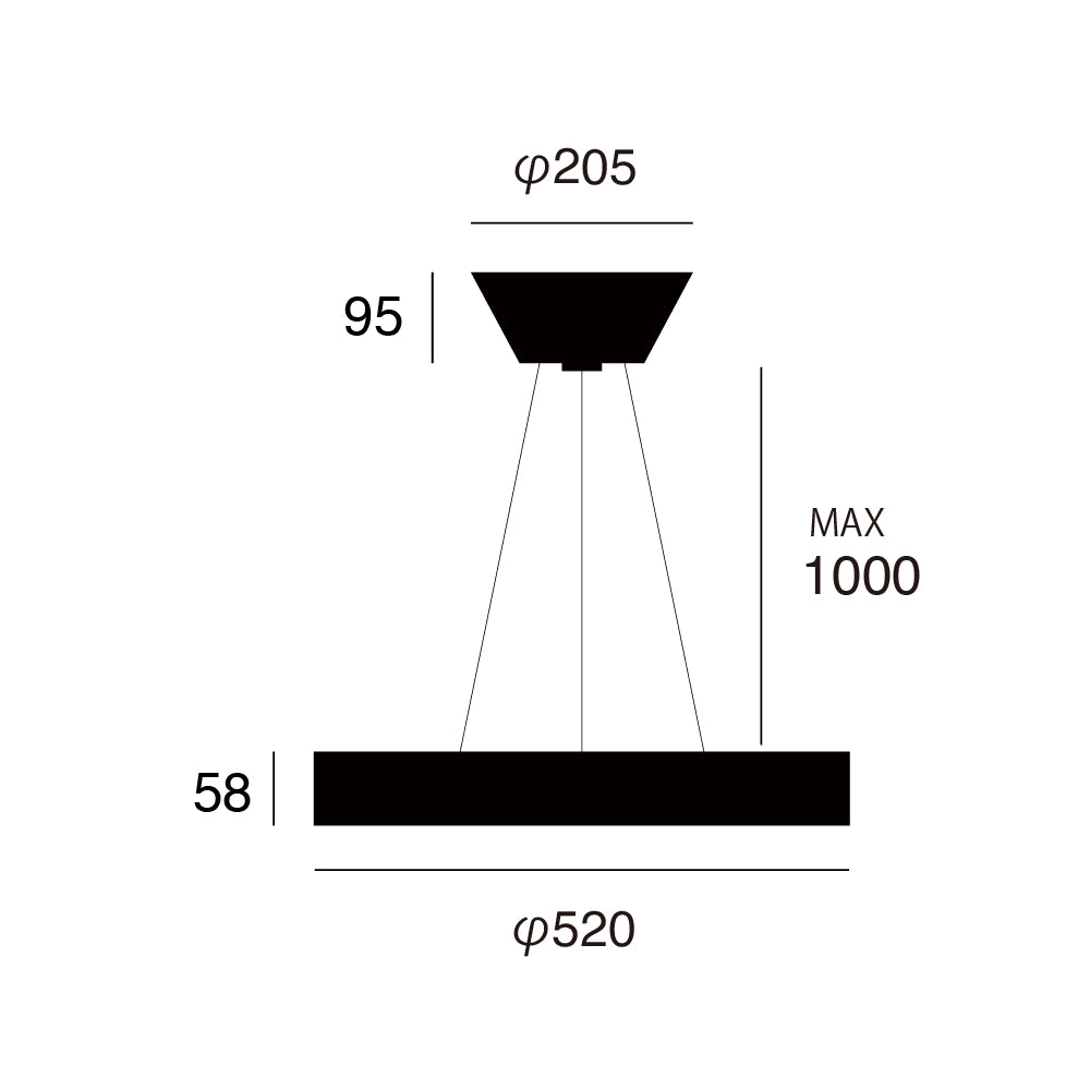 ペンダントライト Glow 5500 LED-pendant light