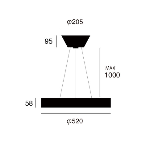 ペンダントライト Glow 5500 LED-pendant light