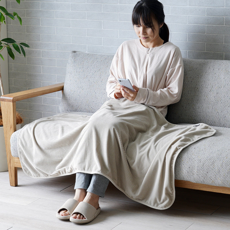 ひざ掛け 裏地には温かいフランネル生地を使用 – Good Decors
