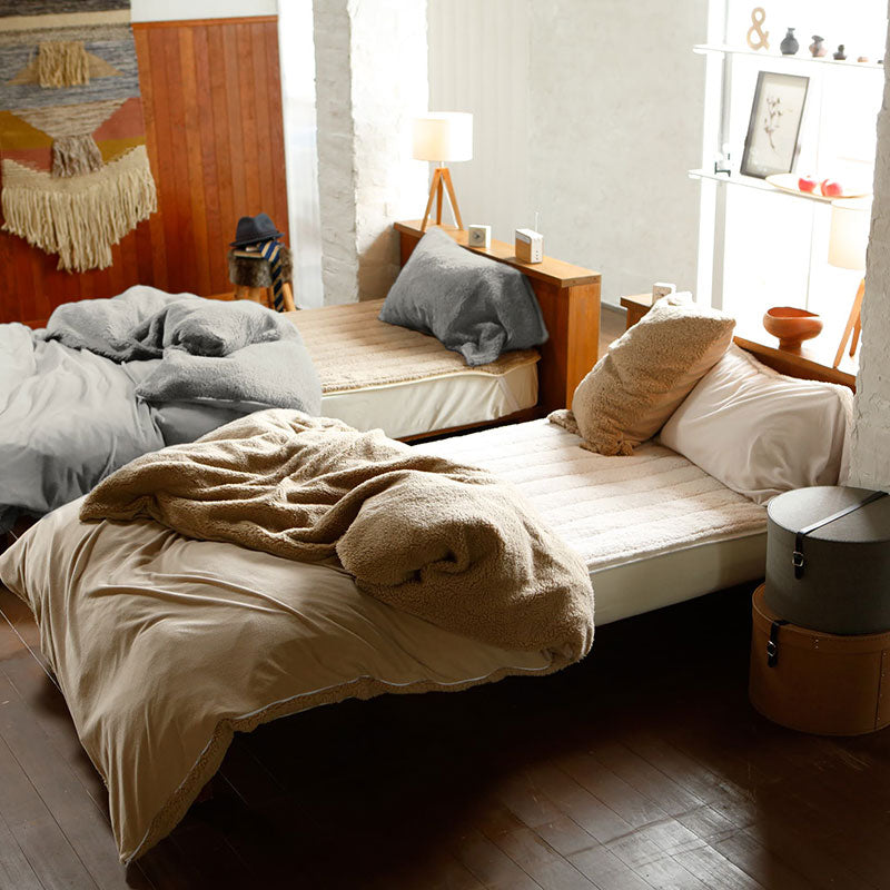 ふわモコ敷きパッド  暖かくてふわふわの触り心地が秋冬にぴったり【Fab the Home】