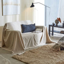 さらりとやさしいリネンミックス one-wash マルチカバー【Fab the Home】