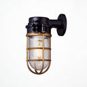 ウォールランプ Navy base-flat top wall lamp - ネイビーベースフラットトップウォールランプ（屋内・屋外兼用）