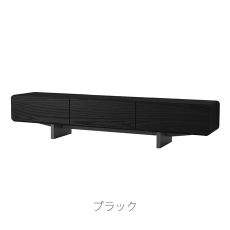 テレビボード 幅180cm 天然木オーク 石目調脚