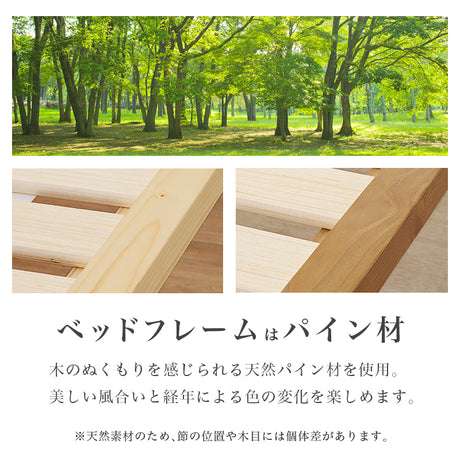 爽やかな天然い草を使用した畳マット・すのこベッド シングルサイズ