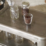 キッチンにもガレージにも馴染む無骨なスチールワゴン