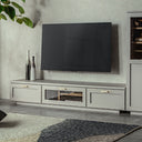 テレビボード 幅180cm くすみグレーが映える上質な収納家具