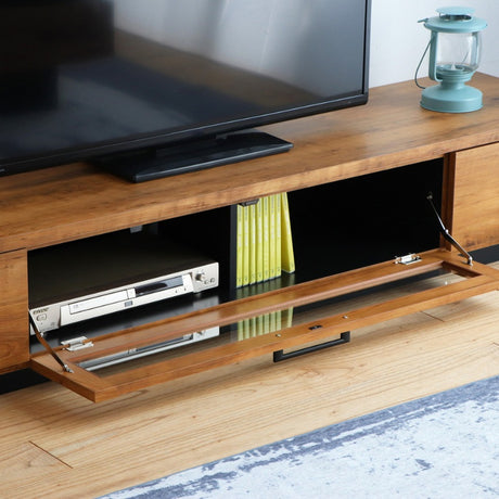 ローボード 国産完成品で届いてすぐ使える シンプルで洗練されたリビングを作る幅180cm