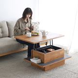 リフトアップテーブル リビングテーブルがデスクに早変わり 快適なテレワークを叶える昇降機能