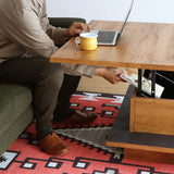 リフトアップテーブル リビングテーブルがデスクに早変わり 快適なテレワークを叶える昇降機能