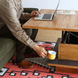 リフトアップテーブル リビングテーブルがデスクに早変わり 快適なテレワークを叶える昇降機能